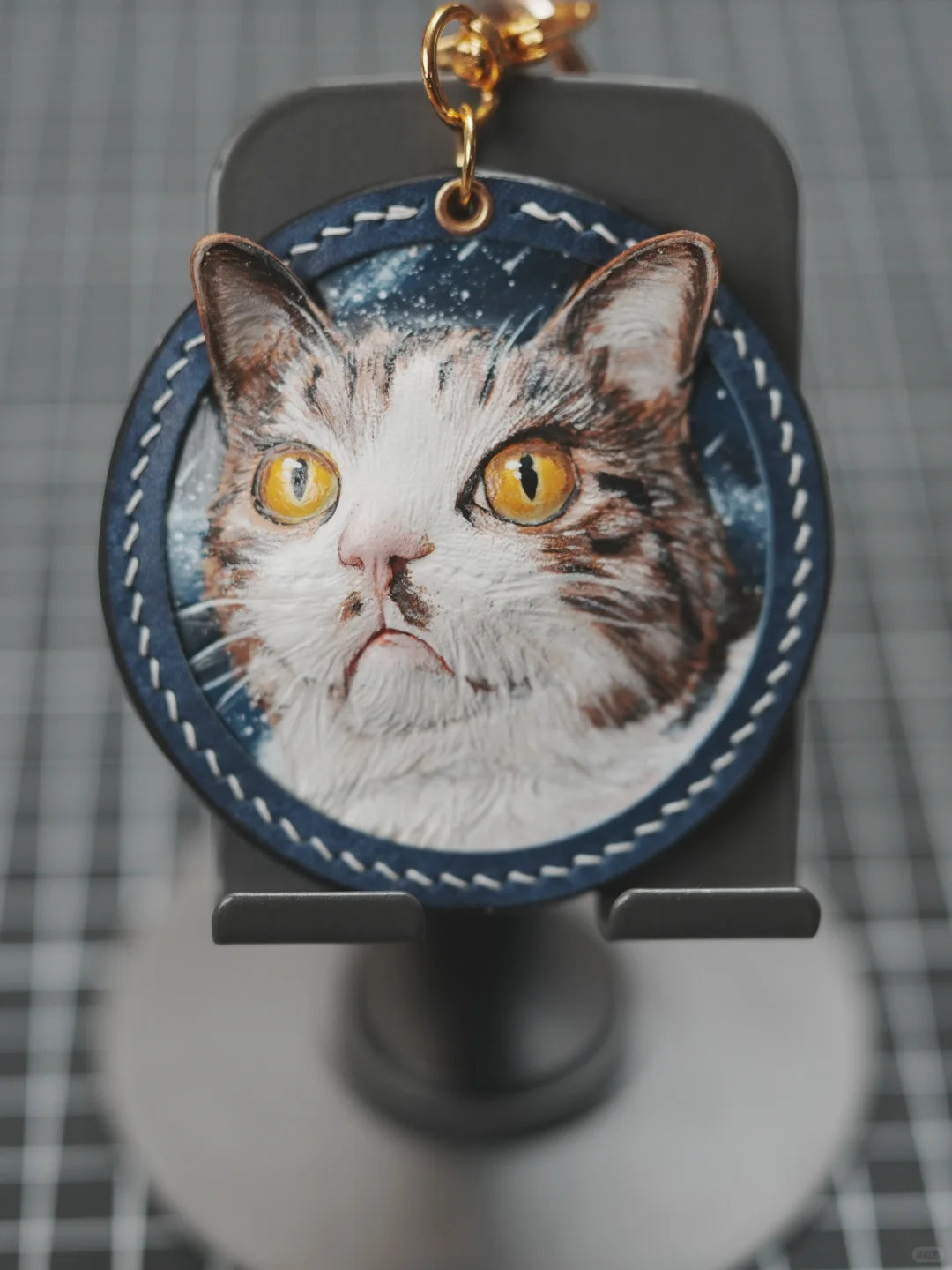 Pet Handmade Leather Carving Customization