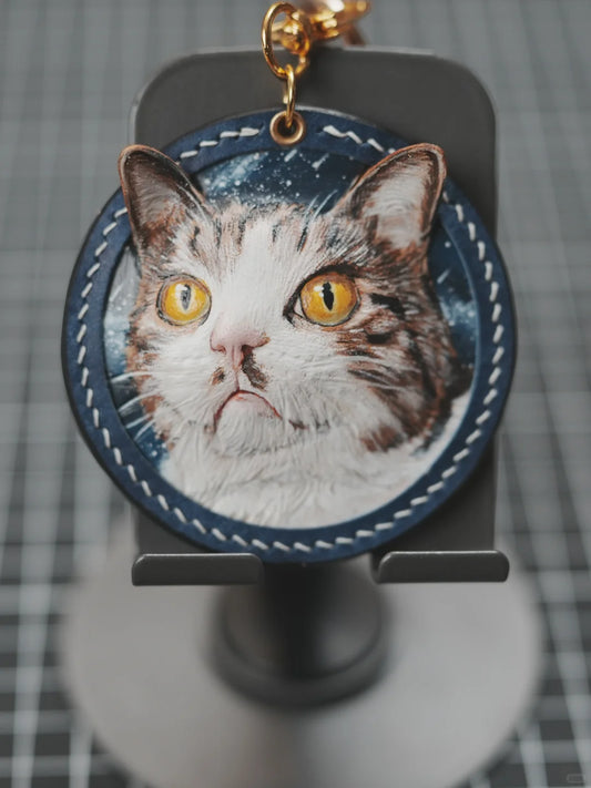 Pet Handmade Leather Carving Customization