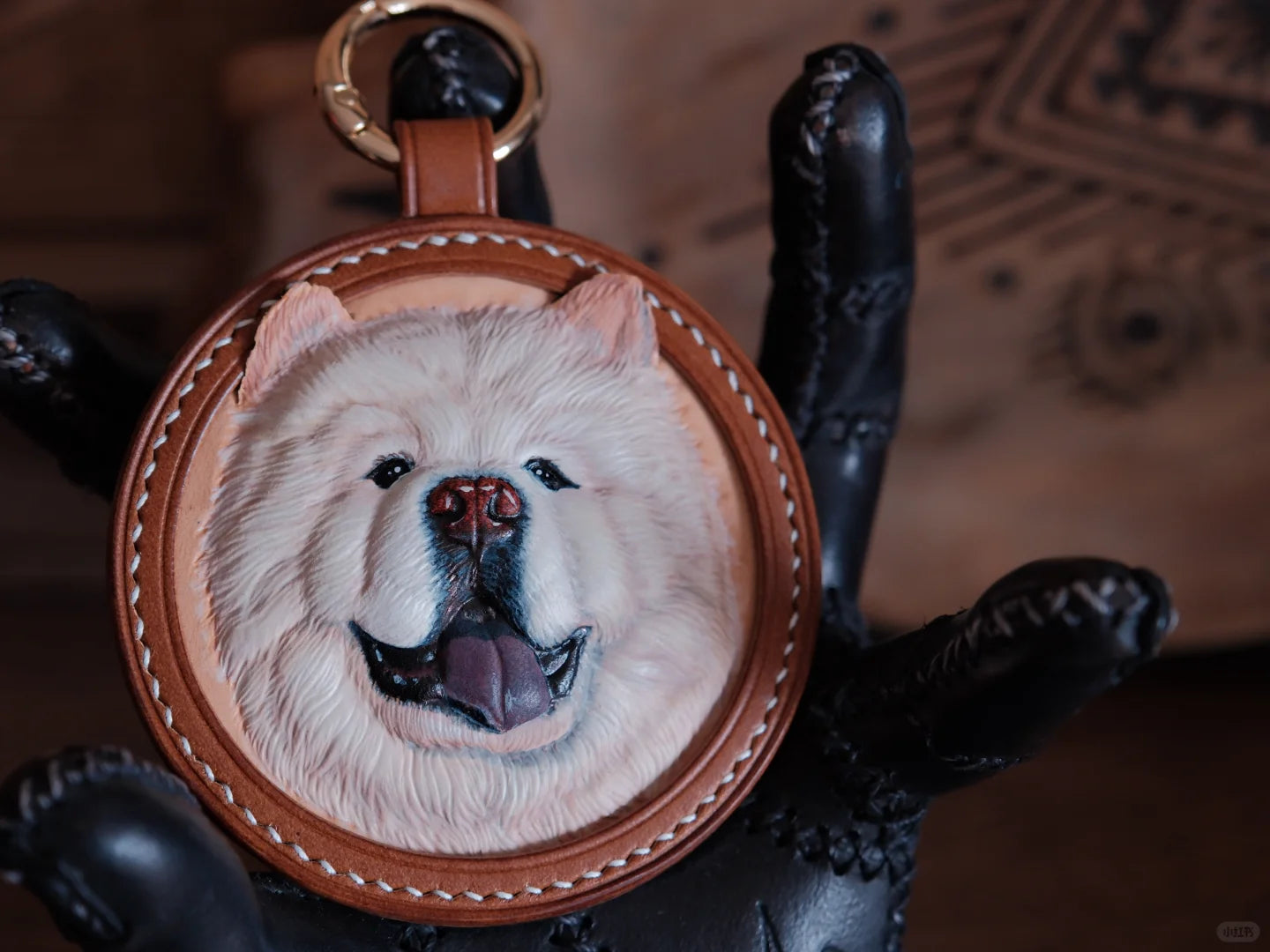 Pet Handmade Leather Carving Customization